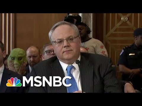 Swamp Creatures Crash President Donald Trump Nominee&#039;s Confirmation Hearing | All In | MSNBC