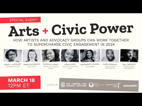 Arts + Civic Power: Special Event