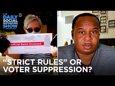 Are Harsher Vote-By-Mail Laws Really Just Voter Suppression? | The Daily Social Distancing Show