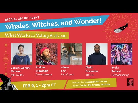 Whales Witches and Wonder: What Works in Voting Activism