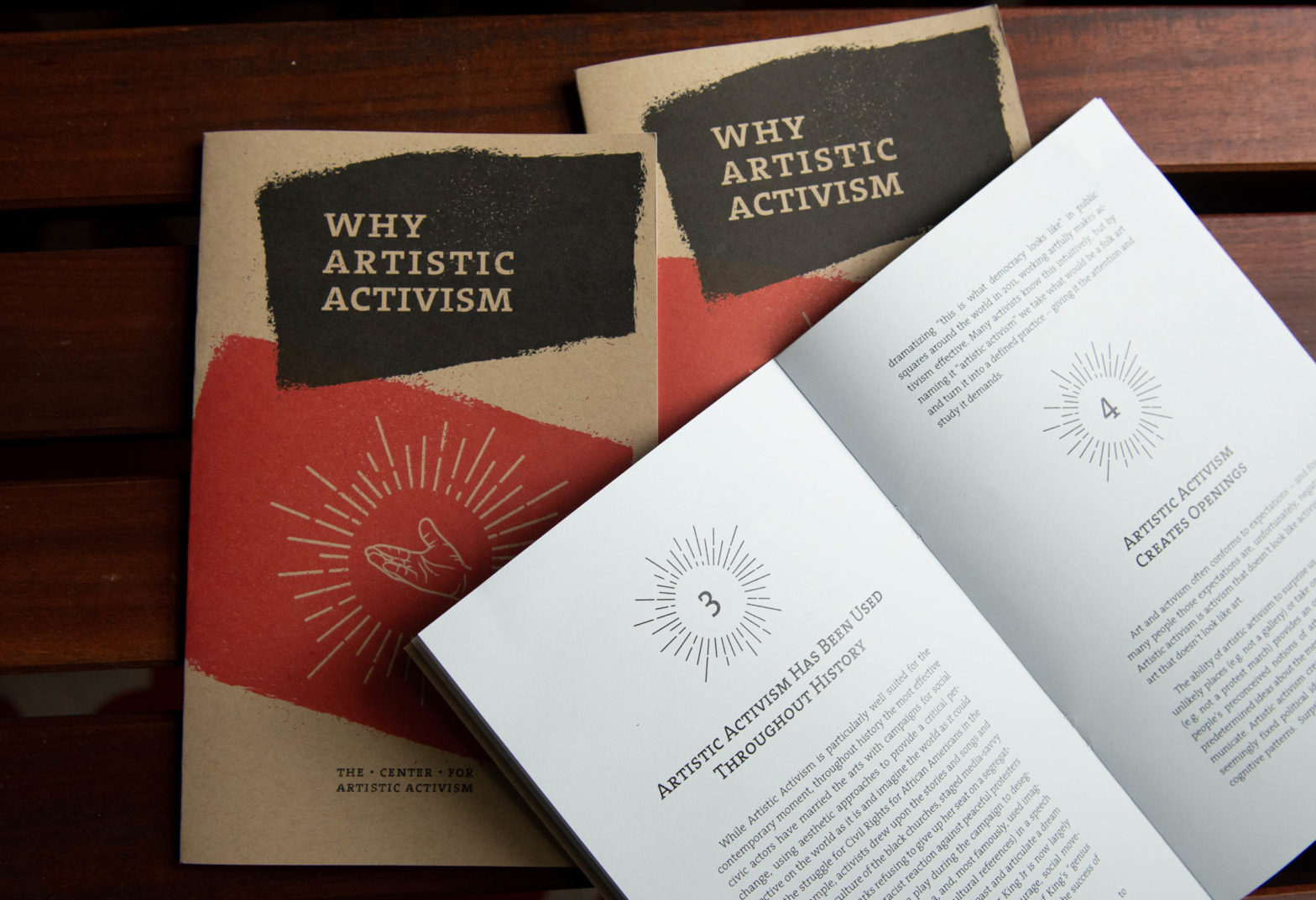 Publications of the Center for Artistic Activism