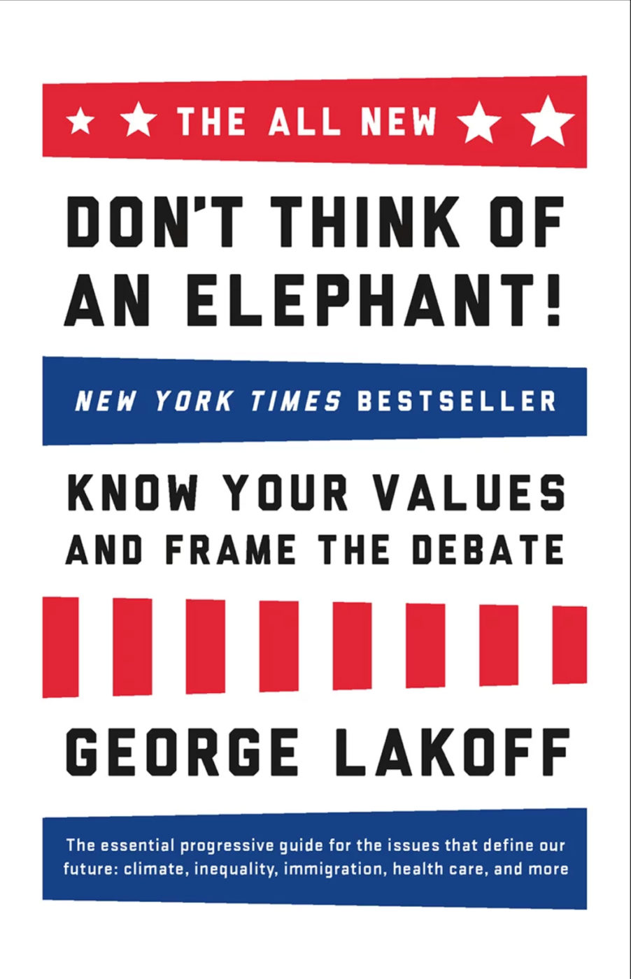 Don’t Think Of an Elephant! Know Your Values and Frame the Debate: The Essential Guide for Progressives book cover
