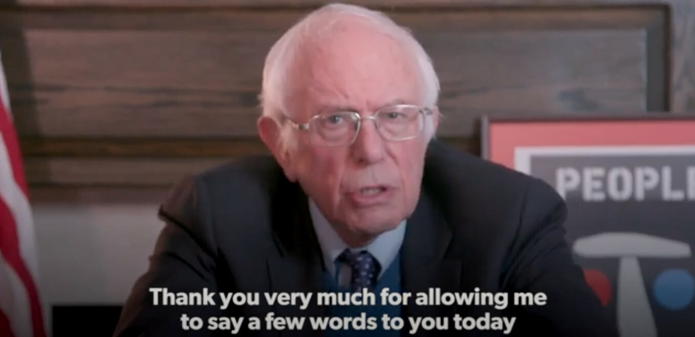 Bernie Sanders Supports a People's Vaccine