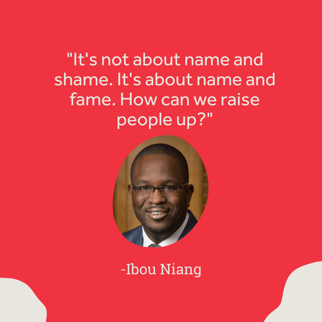 A quote by Center for Artistic Activism alumni, Ibou Niang