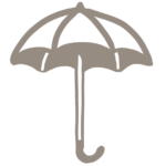 Umbrella Icon Drawing