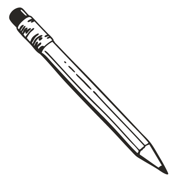 Icon Drawing Pencil Black