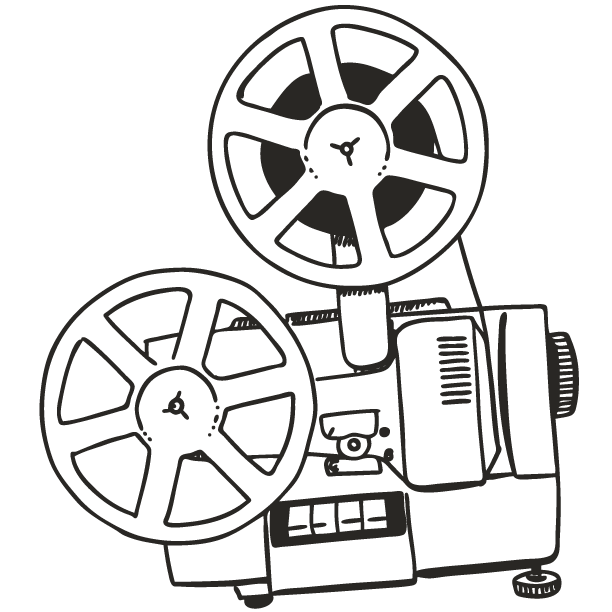Projector Icon Drawing