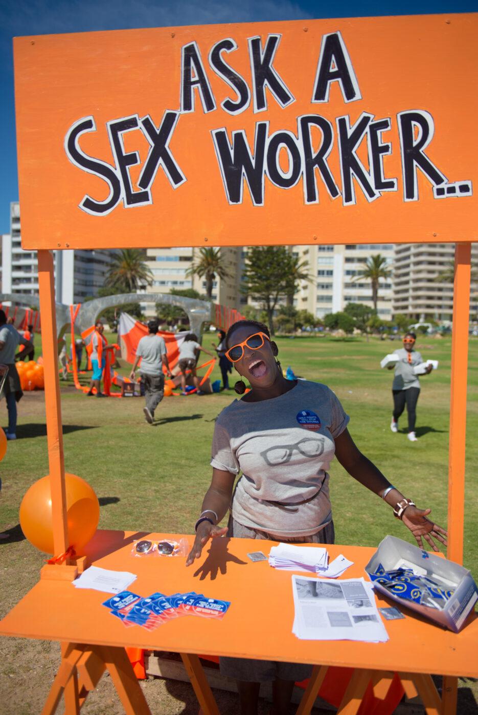 Ask A Sex Worker Booth - Cape Town - Center for Artistic Activism