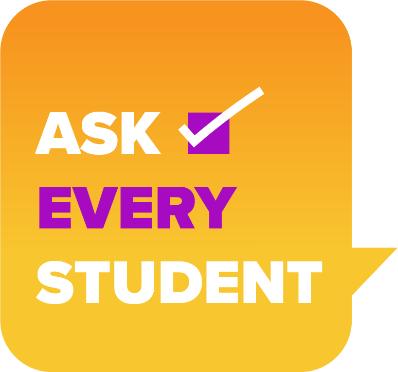 The Ask Every Student logo