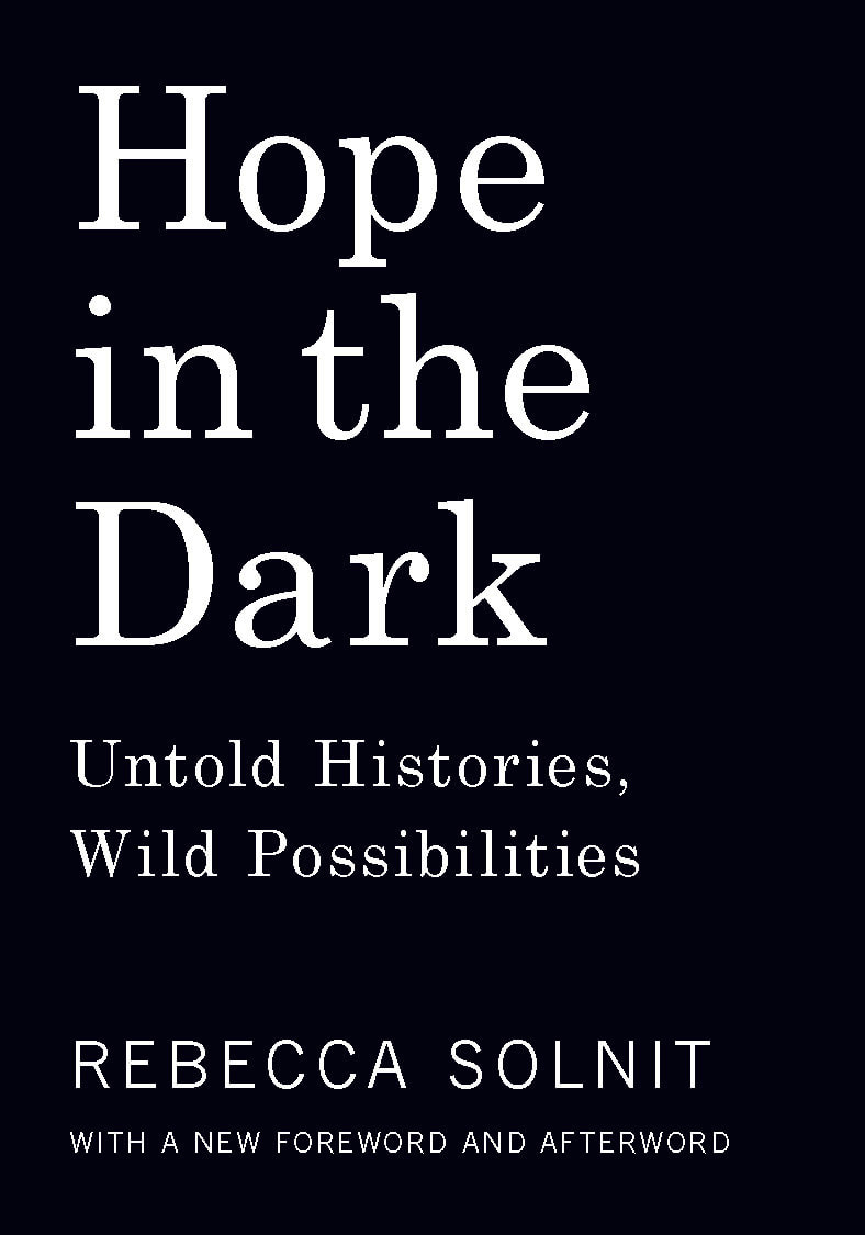Hope in the Dark book by Rebecca Solnit